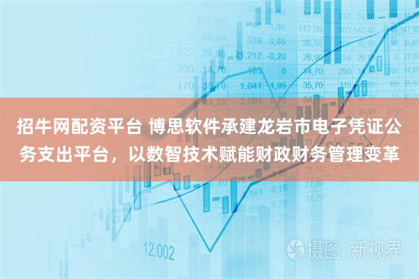 招牛网配资平台 博思软件承建龙岩市电子凭证公务支出平台，以数智技术赋能财政财务管理变革