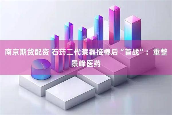 南京期货配资 石药二代蔡磊接棒后“首战”：重整景峰医药